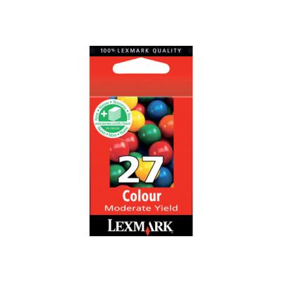 Lexmark Cartridge No. 27 - kleur (cyaan, magenta, geel) - origineel - inktcartridge