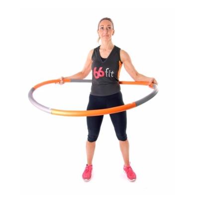 66fit cerceau lesté 1.5kg orange gris