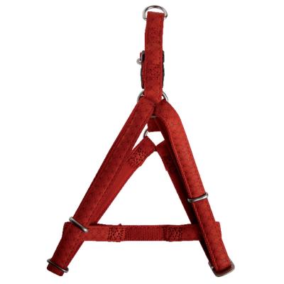 Harnais Pour Chien Reglable Mac Leather Rouge 20 mm