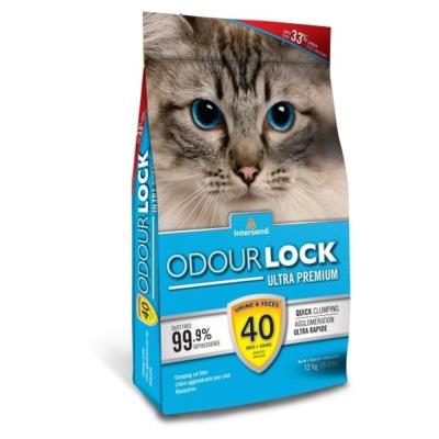 Meilleurs prix pour Interstand - Litière OdourLock Contrôle d'Odeur de 40 Jours pour Chat - 12Kg