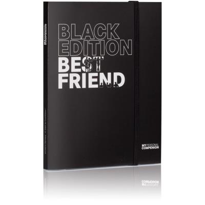 Bloc-notes A5 ''My Personal Compenion'' - ''Black Edition'' Best Friend