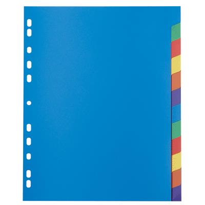 AUTRE Intercalaires polypropyl&egrave;ne 35/100 eme A4 - jeu de 12