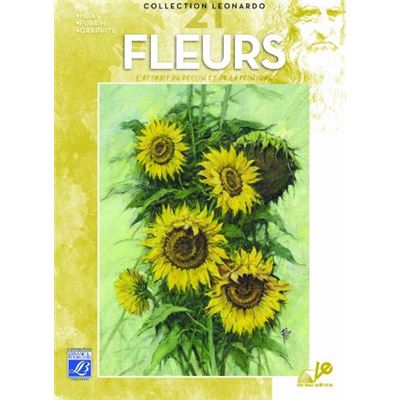 Lefranc Bourgeois Léonardo N°21 Album D'Étude Fleurs Peinture Huile
