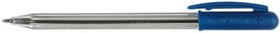 Stylo Retractable Corps Cristal Bleu