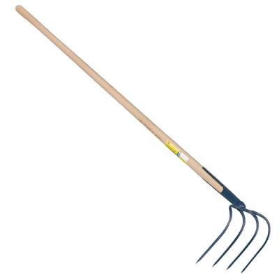 Outils Perrin - Croc à fumier - 4 dents - 21 cm - Manche 135 cm - Image 3