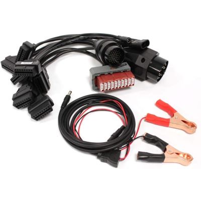 BeMatik - OBD2 Adapter Kit 7 AUTOCOMCAR pour Mercedes PSA PSA 2 broches 30 broches Audi BMW OPEL FIAT