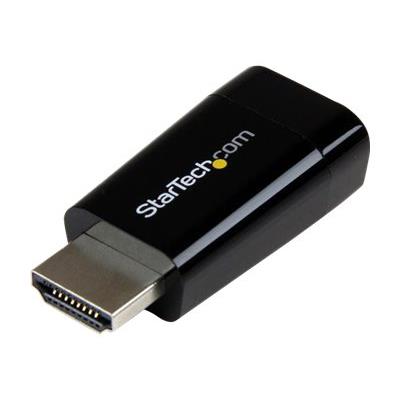 StarTech.com Compact HDMI naar VGA Adapter - Power Free HDMI Laptop naar VGA Monitor / Projector Converter Box - 1920x1200 videoconverter - zwart