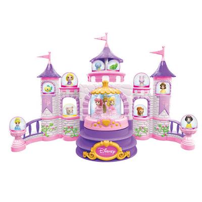 Glitzi Globes - Disney Princess - Château des Princesses - Kit de Création de Boules à Neige