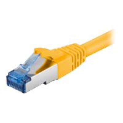 MicroConnect netwerkkabel - 25 cm - geel