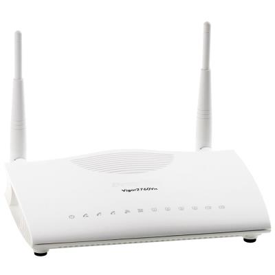 Draytek vigor 2760vn vdsl adsl2-router - avec integriertem modem, 4xgbit-lan, 2xvpn et wifi nach 802.11, voip100243