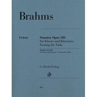 Brahms Johannes - Sonates Op.120 Nos 1 Et 2 - Alto/Piano - broché