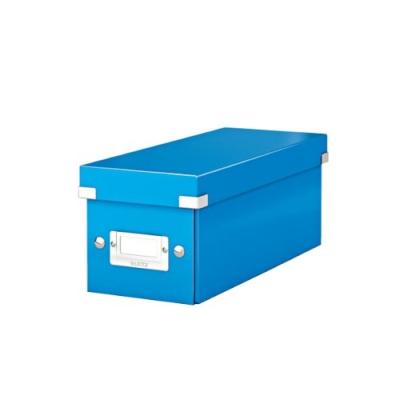 Leitz click & store boîte de rangement format cd bleu brillant esselte group 60410036