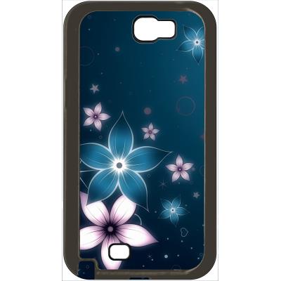 Coque samsung note 2 abstrait fleur de lotus