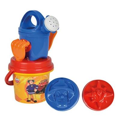 Simba Toys 109256110 Seau Garni, Sam Le Pompier - 7 Pièces