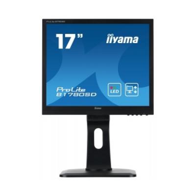 iiyama ProLite E1780SD-W1 - LED-monitor - 17 - 1280 x 1024 - 250 cd/m² - 1000:1 - 5 ms - DVI-D, VGA - luidsprekers - zuiver wit
