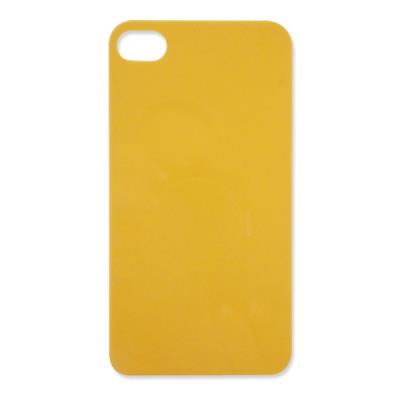 Protection iphone 4 en pvc jaune pastel