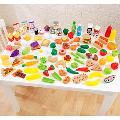 Kidkraft - 63330 - ensemble de repas - tasty treat - 105 pièces - multicolore