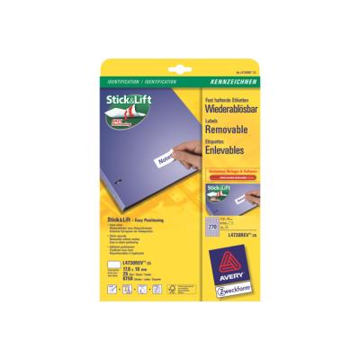 Avery - etiketten - 6750 etiket(ten)