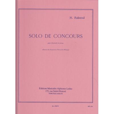 Rabaud - solo de concours-Leduc