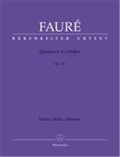 Faure G. Quat.Cordes Op.121 Mi Min. Materiel
