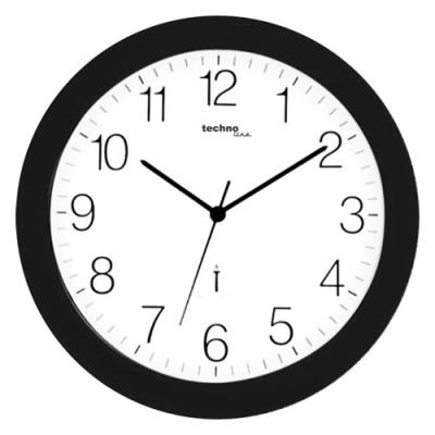 Technoline WT 8000 Horloge murale Radio Pilotee Noir
