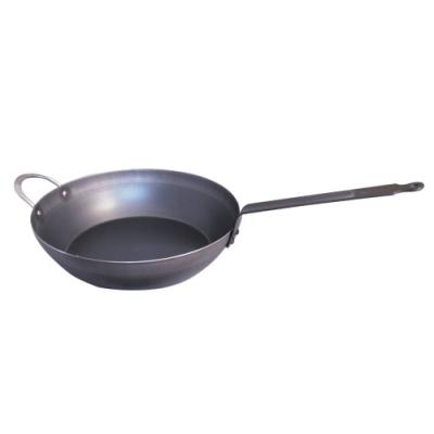 DE BUYER, DEPUIS 1830-FORCE BLUE-5314.32-POÊLE PAYSANNETÔLE BLEUE 2MM Ø 32CM