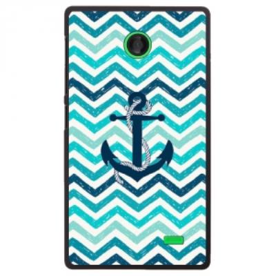 Coque rigide pour Nokia X avec impression Motifs ancre