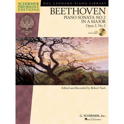 Partitions classique HAL LEONARD SCHIRMER PERFORMANCE EDITIONS BEETHOVEN SONATA NO. 2 + CD - PIANO SOLO Piano