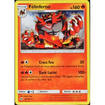 Carte Pokemon 26 149 Felinferno 160 Pv Sm1 Soleil Et Lune Neuf Fr Jeu De Cartes Achat Prix Fnac