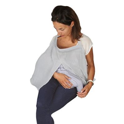Tinéo voile d'allaitement gris