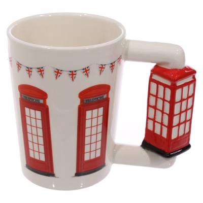 Mug anse cabine de téléphone anglaise Londres