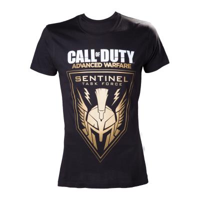 Call of Duty Advanced Warfare - T-Shirt Black Golden Sentinel (XL)