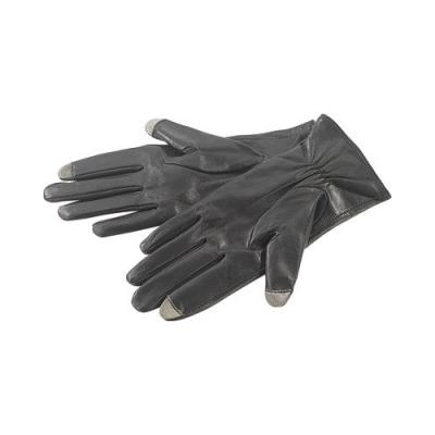 Gants dames en cuir pour écrans tactiles capacitifs taille L