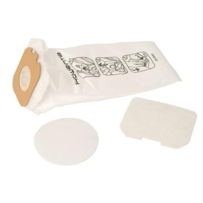 Rowenta zr005001 lot de 5 sacs en papier avec 2 filtres pour powerline eco