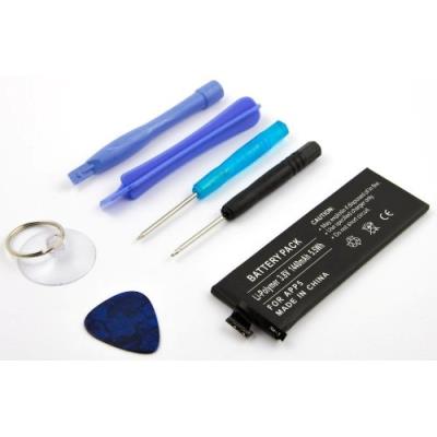 Battery for Apple iPhone 5, Li-Polymer, 3,8V, 1440mAh, 5,5Wh, with tools
