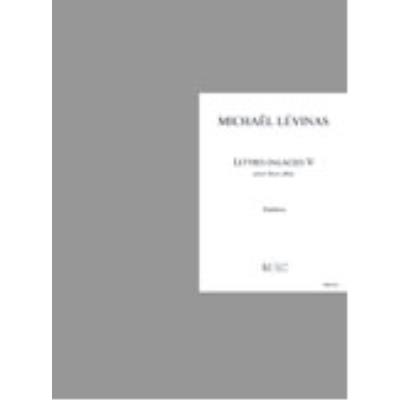 Partitions classique LEMOINE LEVINAS MICHAEL - LETTRES ENLACEES V - 2 ALTOS Alto