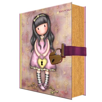 SANTORO LONDON - Gorjuss The Secret jeweler with padlock - boite a bijoux