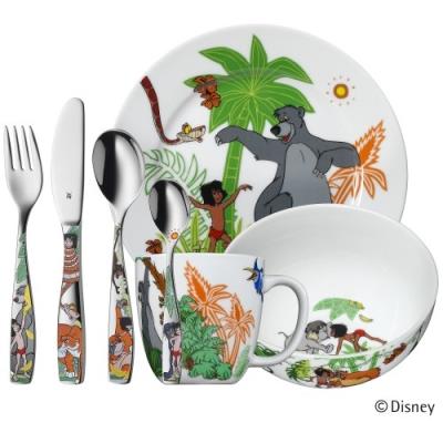 Wmf 12.8330.9974 vaisselle et couverts pour enfants 7 pièces motif livre de la jungle