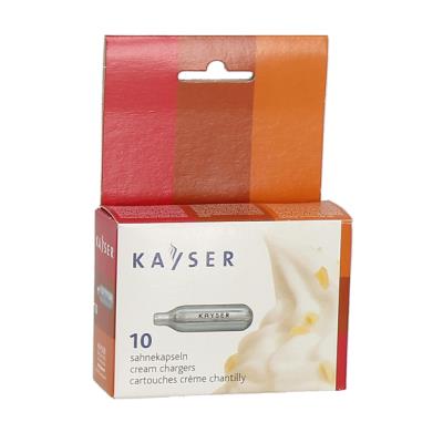 kayser pack de 10 cartouches azote pour siphon à crème 1111