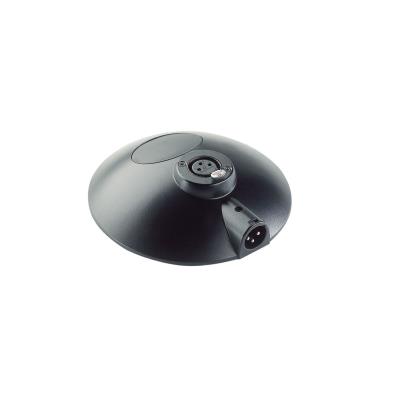 Accessoires sonorisation K&M 29376-000-55 BASE SUPPORT DE TABLE NOIRE POUR MICROPHONE pieds de micros