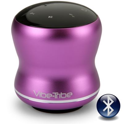 Vibe-Tribe Mamba Orchid Purple: 18 Watt Haut-parleurs a Vibration Sans Fil, Bluetooth, Ecran Tactile, Connexions en série & Mains-libres