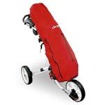 Clicgear trolley avec housse de pluie rouge