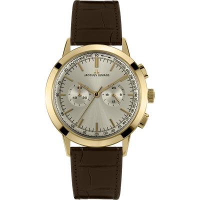 Jacques Lemans N-1564B Montre Homme Analogique Bracelet Cuir