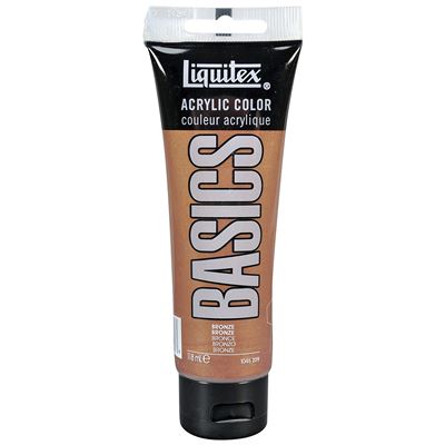 Liquitex Basics Tube de Peinture acrylique 118 ml Bronze