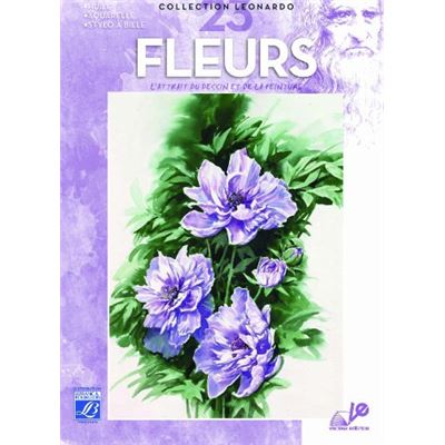 Lefranc Bourgeois Léonardo N°23 Album D'Étude Peindre Les Fleurs