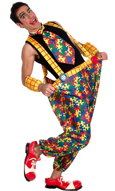 Déguisement Clown Puzzle Homme