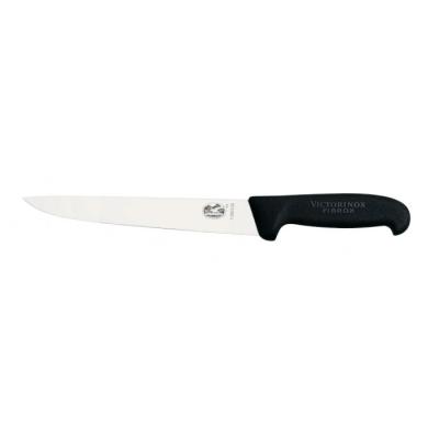 Couteau à saigner/découper 30 cm, manche fibrox noir Victorinox 5.550