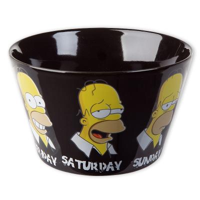 LES SIMPSON BOL A MUESLI DAILY HOMER en céramique, contenance : 500 ml