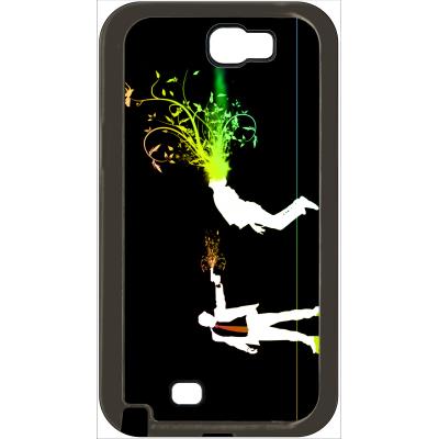 Coque samsung note 2 abstrait head shot