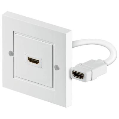 Wentronic Prise Murale Hdmi (1 Prise Femelle A Hdmi Blindée) (Import Allemagne)